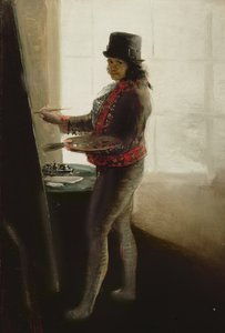 Zelfportret in het atelier